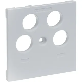 Legrand SEANO Abdeckung TV-R-SAT-SAT für Fremdfabrikate, Farbe: Aluminium lackiert,