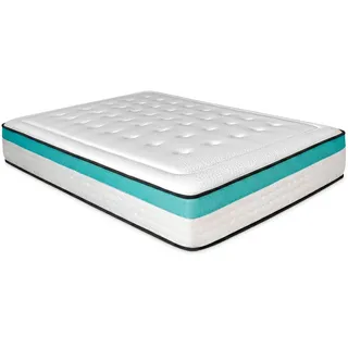 Dreaming Online - Viskoelastische Matratze Bio MAX Premium mit Viscogel 180 x 200, fest und bequem, Dicke 24 cm, milbenhemmend, antibakteriell und hypoallergen