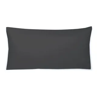 Kissenbezug IRISETTE "Paris 8000", grau (anthra), B:40cm L:80cm, Mako-Satin, Obermaterial: 100% Baumwolle, Kissenbezüge, Kissenbezug, Hochwertiger Premium Kissenbezug