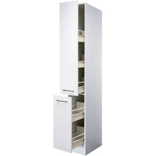 Flex-Well Apothekerschrank Kopenhagen 30 x 200 x 57 cm Weiß
