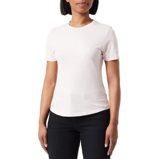 Tommy Hilfiger Damen Slim Flag Script Tee Ss Kurzarm Strickoberteile