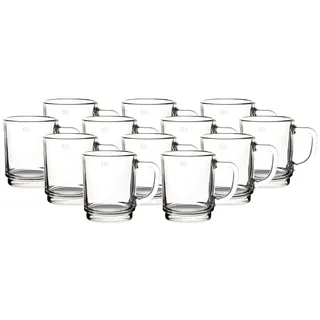 Pasabahce Glastassen Kaffeegläser 0,25 l 12-tlg.