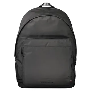 Stilvoller schwarzer Herrenrucksack - Praktisch für Laptop & Alltag - Schwarz