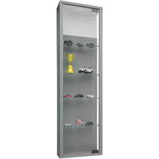 VCM Wandvitrine Stano Mini 33 x 0 x 0 cm Silber