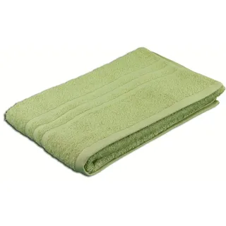 Gözze - Elegantes Duschtuch, Sylt, 100% Baumwolle, Dichtes Grundgewebe (440 g/m2), 70 x 140 cm - Limone