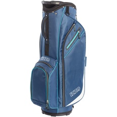 Izzo Golf Izzo Ultra-Lite Golftasche mit Einzelriemen und exklusiven Funktionen, Marineblau/Hellblau