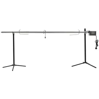 vidaXL Grillspieß mit Motor 207 x 81 cm
