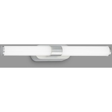 Bild von - LED Spiegelleuchte Bad, Spiegellampe Badezimmer, Wandlampe, Wandleuchte, IP44, neutralweiße Lichtfarbe, 7W, Chrom-Matt, 40 cm