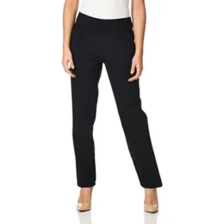 Briggs New York Damen Millenium Schlupfhose mit Taschen in Übergröße, Super Dehnbar Hose, Schwarz, 54 Mehr