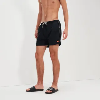 Ellesse Badehose "DEM SLACKERS SWIM SHORT" sportliche Schnittform, pflegeleichtes Material, für Erwachsene, schwarz, off wh