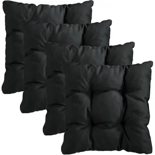 Traumnacht Stuhlkissen Cozy 38 x 38 cm Schwarz