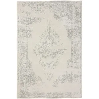 benuta Basic Teppich Sia - Creme/Taupe 60x120 cm - Kunstfaser - Rechteckig, & im Style: Vintage, Boho-Style, Retro - pflegeleicht, für Wohnzimmer Schlafzimmer