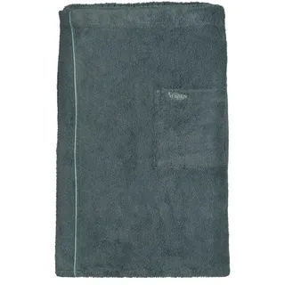 Vossen Saunakilt , Türkis , Uni , 60x140 cm , male , Oeko-Tex® Standard 100 , Heimtextilien, Badtextilien, Bademäntel, Saunakilts