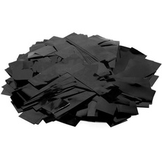 TCM FX Metallic Konfetti rechteckig 55x18mm, schwarz, 1kg