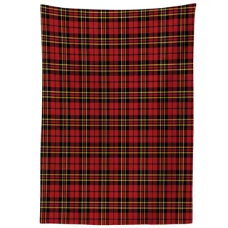 ABAKUHAUS Tischdecke Kariert Old Celtic 140 x 240 cm Gelb Schwarz