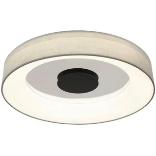 GLOBO Led-Deckenleuchte Grau, Opal, Schwarz, weiß - DH 46.80x9.80 cm