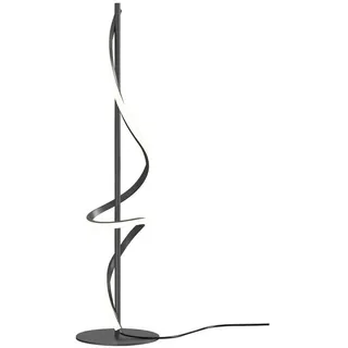 Led-Tischleuchte , Titanfarben , Metall , rund , F , 20x80x20 cm , Eec , ohne Chemie , Nur In Filialen Erhältlich