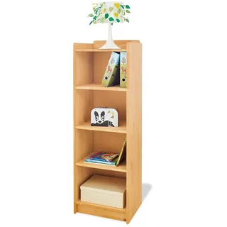 Pinolino Kinderregal Natura 52 x 159 x 41 cm Buche massiv geölt beige