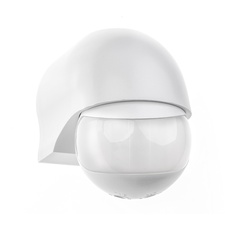 HUBER MOTION 3 Infrarot Bewegungsmelder 180° Innen/Außen Bewegungssensor IP44 I 230V Bewegungsmelder LED geeignet, horizontal/vertikal verstellbar, weiß