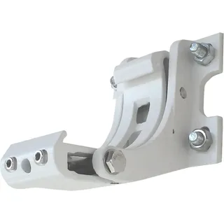 MCW 2er-Set Wandhalterung für Markise H122 H123 Wandkonsole Wandmontage Adapter Weiß