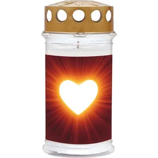 Motiv-Grablicht Ambrosius 5 Tage Herz