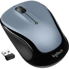 Bild M325s Wireless Mouse Light Silver grau/schwarz, USB (910-006813 / 910-006815)
