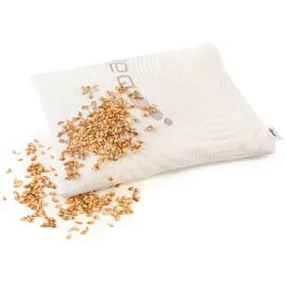NATURECA Dinkelkissen Nackenkissen Kopfkissen nackenschmerzen, Seitenschläferkissen mit Bambus Kissenbezüge, Dinkelspelzen nackenstützkissen orthopädisches Kissen (30x40 cm)