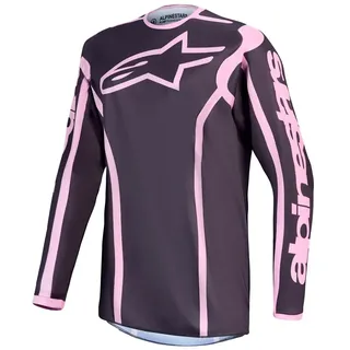 Alpinestars Stella Fluid Apex V2 Langarm-trikot - Graystone / Old Pink - XS