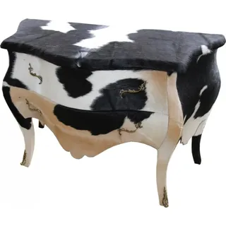 Casa Padrino Barock Kommode Kuhfell - Unikat