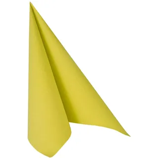 Papstar 50 x Servietten Royal 40cm x 40cm - Limonengrün 10819, Mittel, Lichtgrün, grün