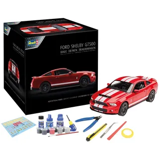 Revell Adventskalender Ford Shelby GT 01031 I Adventkalender zum Basteln I Adventskalender für Jung & Alt I Adventskalender zum Selbermachen I Ab 10 Jahren