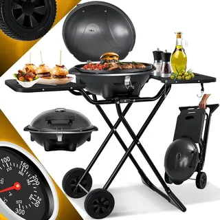 Kesser Elektrogrill 2in1 Tischgrill 2400 Watt schwarz