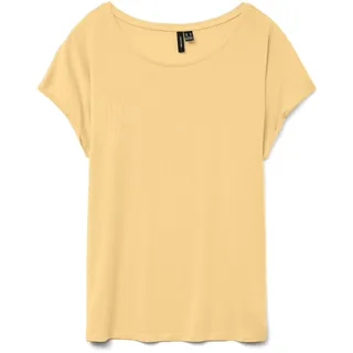 Vero Moda Vmava Plain Ss Top JRS Noos Gelb S
