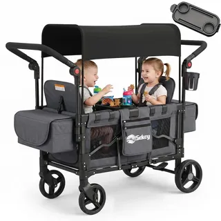 Sekey Bollerwagen Zwillingsmodus schwarz