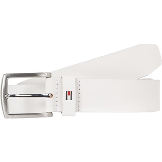 Tommy Hilfiger NEW DENTON 3.5 BELT Gürtel Herren, Weiß (Optic White), 115