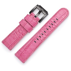 TW Steel Marc Coblen Armband Uhrenband Uhrenarmband Leder 22 MM Kroko Pink LB_P_K_B