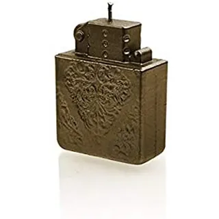 Candellana Handmade Lighter Kerze Geschenk- Lustig - Dekorative Kerze - Home Décor - Geschenke für Freunde - Baumwolle Docht - Brenndauer 12h - Brass Kerze
