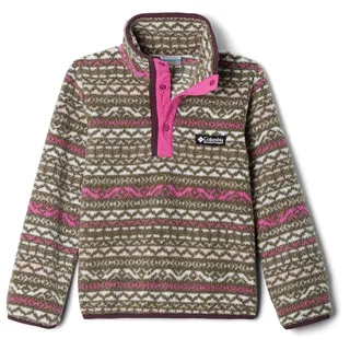 Columbia HelvetiaTM Ii Printed Snap Fleece Mit Halbem Reißverschluss - Pink Ice - 14-16 Jahre