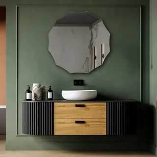 Spiegel 100x100 cm - Individuell Nach Maß - Wandspiegel - LUS220 - Transparent
