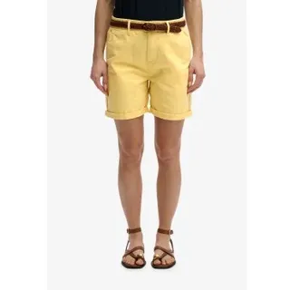 Superdry für Damen. W7110520A Kurze Hose Chino gelb (M), Lässig, Baumwolle