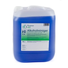 Hygiene VOS Schnellreiniger Alkoholreiniger mit Duft 10 Liter. Schonreiniger für glatte Oberflächen wie Glas, Kunststoff sowie lackierte Möbel und Kunstleder