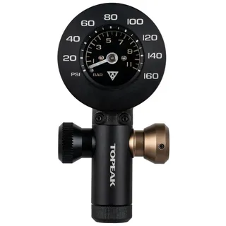 Topeak Airbooster G+ CO2 Fahrradpumpe Schwarz Einheitsgröße