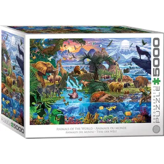 5000 Teile Puzzle - Wildlife - Tiere der Welt