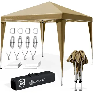 CASARIA Faltpavillon 3 x 3 m Beige