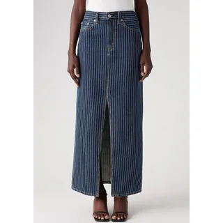 Levi's Levi's® Jeansrock »ANKLE COLUMN SKIRT«, blau