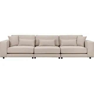 OTTO products Big-Sofa »Grenette«, Modulsofa, im Baumwoll-/Leinenmix oder aus recycelten Stoffen beige