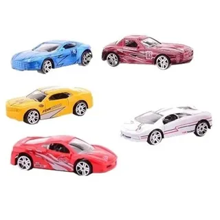 Johntoy Die-cast Auto Spielzeug Set - Super Cars 5 Stück im Karton - Bunt