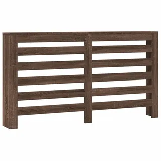 vidaXL Heizkörperverkleidung Eichen-Optik 149x20x82 cm Holzwerkstoff - Braun