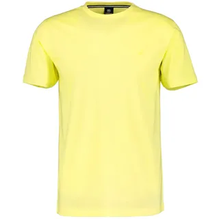 LERROS T-Shirt Logoprägung an der Brust, gelb
