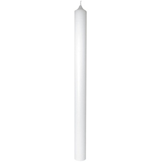 Rayher 3130400 Kommunionkerze, weiß, 50 cm, 4 cm ø, RAL-Gütezeichen, 100% Paraffin, Kerzenrohling zur Kommunion, Taufe, Geburtstag, Hochzeit, Kerze zum Basteln und Verzieren